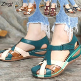 Women Sandals Waterproo Sli On Round Female Slippers Casual Comfortable Outdoor Fashion Sunmmer Plus Size Shoes