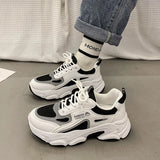 Bottom Display High Old Dad Shoes In The Spring Of 2025 Fashion With Thick Background Breathable Mesh Casual Sneakers