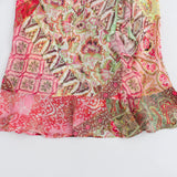 New Patchwork Printing Tie Sling Dress