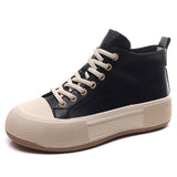 Leisure Small Short Boots Girl With Soft Bottom Bare Boots Autumn And Winter New Fashion Comfortable Cowhed Single