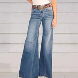 Vintage Wide-Leg Jeans Woman 211-0-Outfit