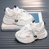 Summer And Autumn New Boy Light Old Dad Shoes Children's Fashion Soft-Soled Small White Shoes Girls Casual Sneaker