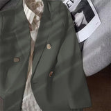 Zingj And Autumn Small Suit Jacket Female 2024 New Korean Version Net Red Temperament Small Purple Pink Suit