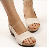 Explosion Of Women's Shoes In The Thick Heel Sandals Direct Wish Heel Shoes