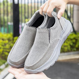 New One-Legged Men's Shoes Large-Size Thick-Soled Casual Shoes Men's Outdoor Breathable Denim