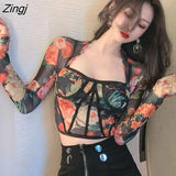 Sleeve T-shirts Women Simple Patchwork New Arrival Popular All-match Korean Style Leisure Summer Cool Thin Clothing