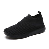 Women's Shoes Large Size 2025 Wish Explosion Of Flying Socks Shoes Elastic Cloth
