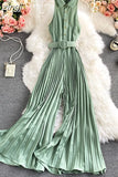 Women's Romper Spring Autumn 2023 Turn-Down Collar Sleeveless Vintage Playsuits Female Off Shoulder Pleated Jumpsuit New