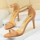 Shoes Super High Heels 11cm Women Shoes Patent Leather Woman Pumps Sexy Women Heels Stiletto Open Toe Ladies Shoes