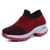 Explosion Women's Shoes Air Cushion Flying Sneakers Shoes Shoes Fashion Rocking Shoes Casual Shoes Socks