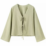 New Women's Women's Dress With Open Shirt Thin Long-Sleeved