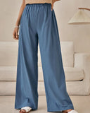 Summer High Waist Wide Leg Straight