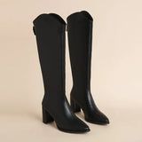 Boots Girl 2025 New Fashion French Vintage Vintage Vintage Skinny Boots High