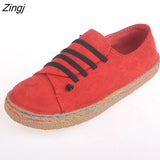 New Spring Women Flats Shoes Loafers Round Toe Wide Shallow Slip-on Casual Lady Flats Shoes Oxford Shoes For