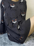 Oversized Monster Jumper Sweater-Outfit