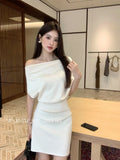 Special Price Does Not Return] Xixi Summer Collar Short-Sleeved Dress Thin Senior Sense Short Dress Woman