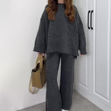 Women's Knit Dresses In Fall 2025 New Casual Fashion Pants Set For