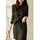 And Autumn 2025 New Light Social Atmosphere Human Walking Small Fragrance Imitation Wool Wool Wool Knitted Soft