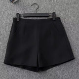 Zingj Shorts Female Summer Dress 2024 New Korean Version Of High Waist A-Word Wide Leg Pants Loose Show Thin Wear Casual