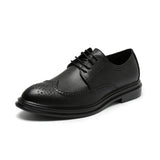 Zingj Men's Shoes British Korean Edition Suit Trend Wedding Business Dress Casual Men's Wedding Shoes