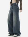 baggy boyfriend jeans with washed