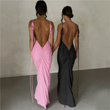 Zingj Summer New Women's Fashion Sling Sexy Back Slim Wrap Hip Temperament
