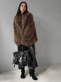 Winter Fashion Faux Fur Coat Women's Loose Soft Thicker