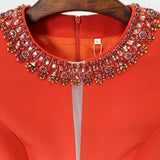 Spring And Summer New Star Fashion Heavy Industry Nails And Diamond Dress Vest Dress Small