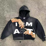 Shi Loose TAM ART Niche Shirt Wearing Handsome Short Hooded