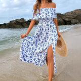 Summer New Sexy Body-Print Shoulder