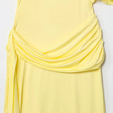New Fashion Temperament Women's Wear Out-Back Cascade Decoration Long Dress