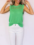 Needle Woven Dry Breathable Tuk Hollow Loose Leisure Knitting