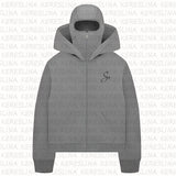 Brand Double Hat Unique Design Hooded Jacket Autumn And Winter New Master With Loose Y2K