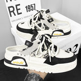 Semi-Slacker Shoes One Foot Pedal Casual Shoes Thick Soles Small White Tide Shoes Niche Design Board