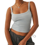 New 10-Color Optional Knitted Pure Desire Sling With Vest Repair Y2K Hot Girl Women's