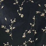 Summer Floral Off Shoulder Puff Sleeve Maxi Dress For Woman Robe Sexy Lace Up Side Split Chic Mid-Calf Aesthetic