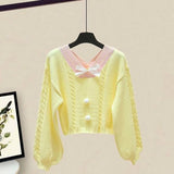 Women Winter Patchwork Long Sleeve Knitted Tops + Asymmetric Skirt 2 Piece Suit Female Party Elegant Two Piece Set 211-1-Outfit