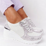 Flat-Bottomed Casual Shoes In The Autumn Of 2025 New Thick Bottom Slope And Old Dad Shoes With Slopes And Sneakers For