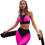 Hip Contrast Color Fit Stitching Sexy Sports