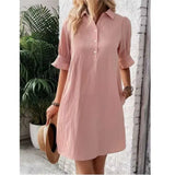 Women's Summer New Wish Casual Loose Solid Color