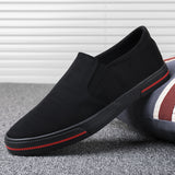 The Autumn Of 2025, The New Canvas Shoes Men's Lazy Men's Pedaling Men's Korean Version Of The Casual Old Beijing Board Shoes Men's
