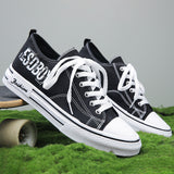 Men's Shoes 2025 Trend New Casual Trend Men's Low-Bottom Sports Thick-Soled Youth Canvas