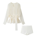 Temperament Lantern Dress Women's Spring New Short Skirt To Collect Irregular Lotus Leaf Edge