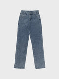 Washed Split Boyfriend Jeans-Outfit