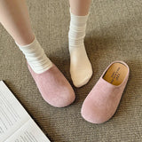 Boken Shoes Bag Head Half Slippers Women Wear 2025 Spring And Autumn New Pregnant Retro Ugly Boken
