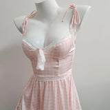 New Ballet Girl Lace Splicing Sling Dress With High-End Temperament Sweet Princess
