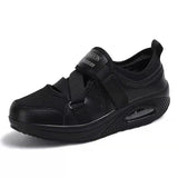 Summer New Breathable Hot Air Cushion Women's Single Shoes Thick-Soled Air Cushion Women's Casual Shoes Magic
