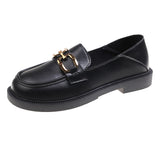 Women 2025 Autumn And Winter New Chain Middle School Mother Flat Slacker Pedal Pedalle Lep