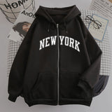 New Zipper Hoodie Los Angeles California Coat