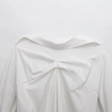 2025 Winter New Women's Fashion Simple Back Folding Loose